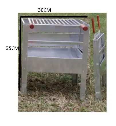 CHURRASQUEIRA LCA ALUMINIO MINI 35CM X 30CM 2