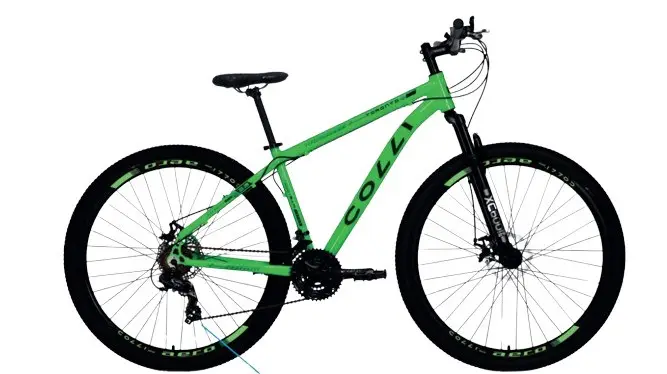 BICICLETA A29 COLLI   TORONTO ALUM. VERDE NEON