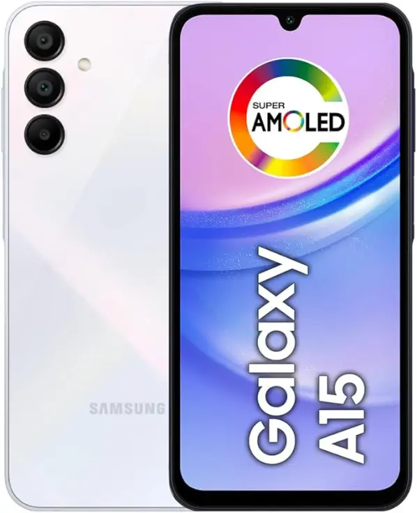 CELULAR SAMSUNG A15 256GB 4G AZUL CLARO (QUASE BRANCO)