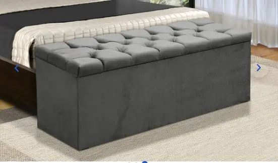 BAU CALCADEIRA JS BIANCA 160CM 1509 LINHO CHUMBO