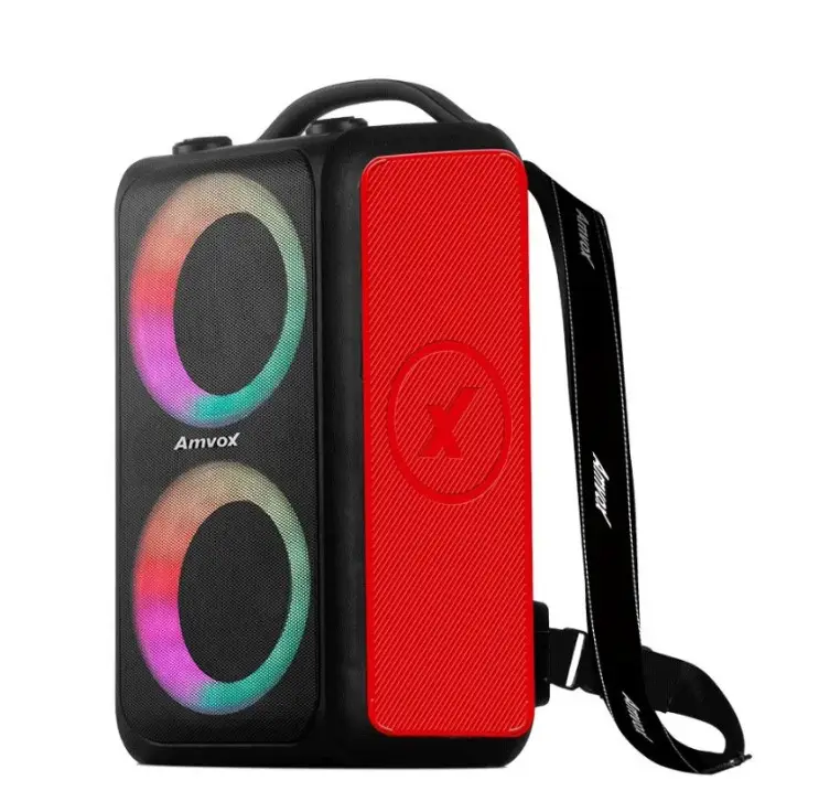 CAIXA SOM AMVOX C/BATERIA ACA600 BAGVOX BLACK 600W RMS