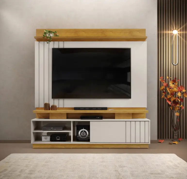 ESTANTE DJ DETROIT 1.80MT P/70" CEDRO/BALI