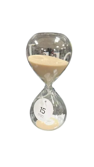 AMPULHETA MART 09602  15MIN VIDRO(BL)