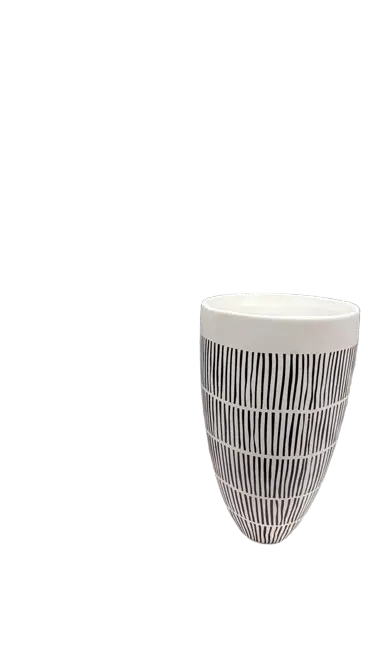 VASO KZ POTTERY CORNER QMC153 EM CERAMICA(BL)