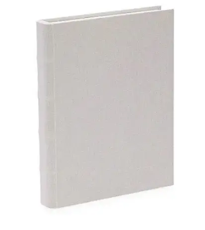 LIVRO CAIXA MOAS 13593  MDF REVESTIMENTO EM LINHO