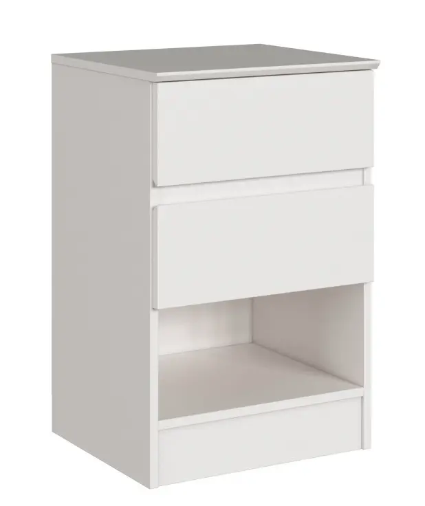 MESA DE CABECEIRA CASTRO 5080A 2GV MDP BRANCA