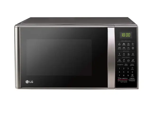 FORNO MICROONDAS 30LT LG MS3043 EASYCLEAN PRATA