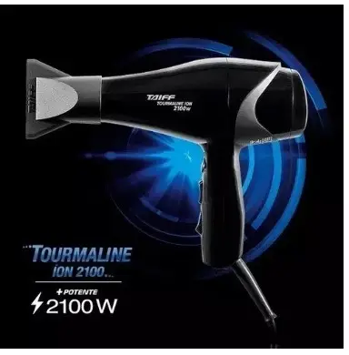 SECADOR CABELO TAIFF TURMALINE ION 2.100W 220V