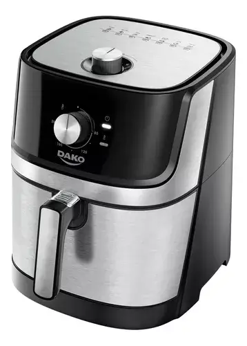 FRITADEIRA ELETRICA DAKO AIR FRY 5L PRETO/INOX