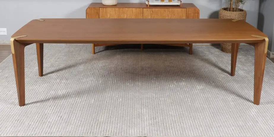 MESA JANTAR VOLTTONI KENZO CARVALHO 2.20MT(BL)