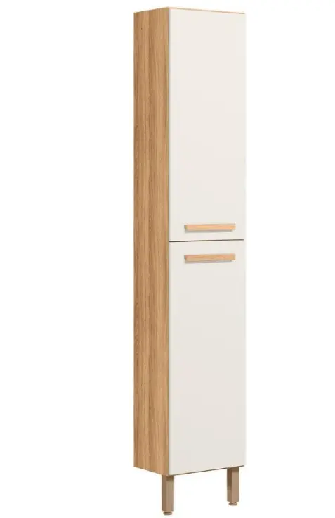 PANELEIRO NICIOLI  INTENZA MDP 0.40X2.12 2PT 17737 FREIJO/OFF WHITE