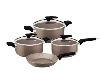 JOGO PANELA TRAMONTINA 4PC MILAZZO 28599/460 MARROM