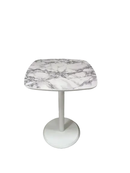 MESA LATERAL PREVILEGE KEVA NEW MARMORE BRANCO M QUADRADA(BL)