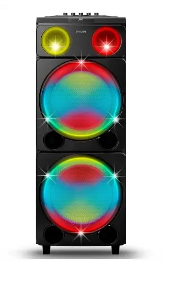 CAIXA SOM PHILIPS S/BATERIA TAX5509/78 2400W BLUETOOTH