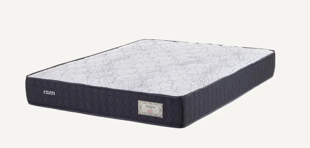 COLCHAO MARINGA ANGRA MALHA BRANCO 138X188X028 MOLA POCKET P/120KG