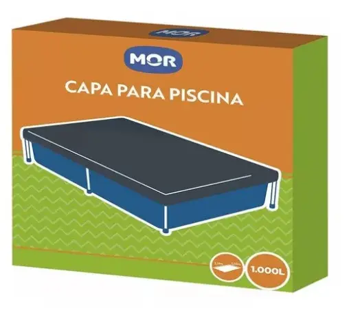 CAPA MOR P/PISCINA 1.000L ESTRUTURADA 1402 RETANGULAR