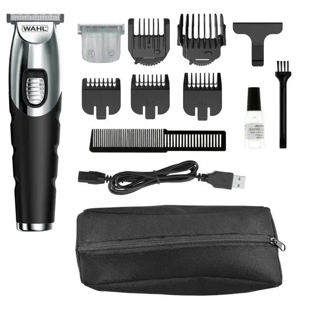 APARADOR PELOS WAHL BEARD TRIMMER 2 EM 1 C/ 13 ACESSORIOS BIVOLT