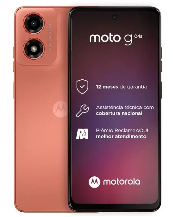 CELULAR MOTOROLA G04S 128GB CORAL XT2421