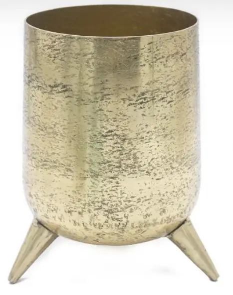 VASO ANTICA V165  TRIPE METAL DOURADO G(BL)