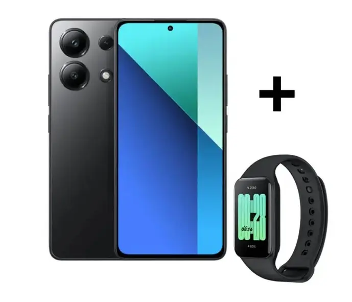 CELULAR XIAOMI REDMI NOTE 13 256GB  PRETO +  PULSEIRA INTELIGENTE