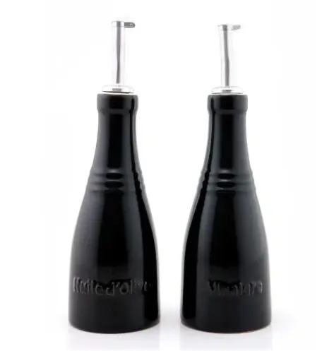 CONJ. OLEO E VINAGRE LE CREUSET 240ML BLACK ONYX(BL)