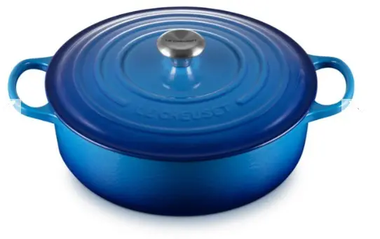 PANELA RISOTTO LE CREUSET SIGNATURE 30CM AZURE BLUE(BL)