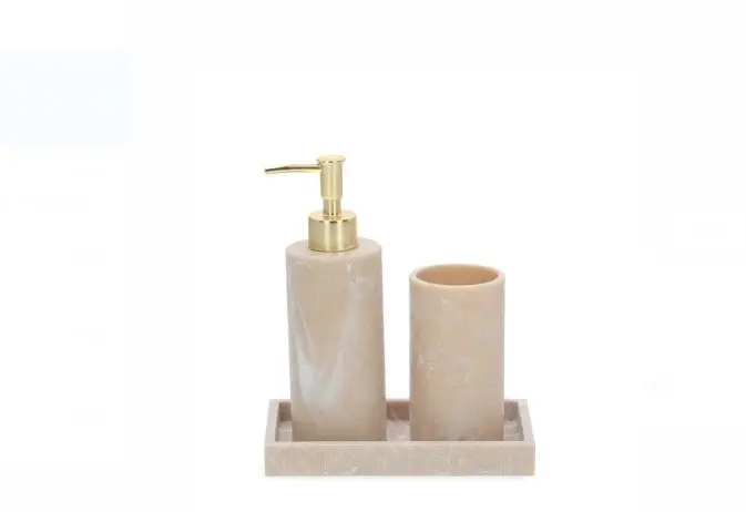 KIT BANHEIRO MART 19184 POLIRRESINA 3 PCS(BL)