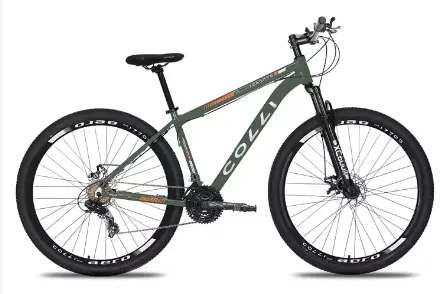 BICICLETA A29 COLLI  TORONTO ALUM. SHIMANO VERDE MILITAR