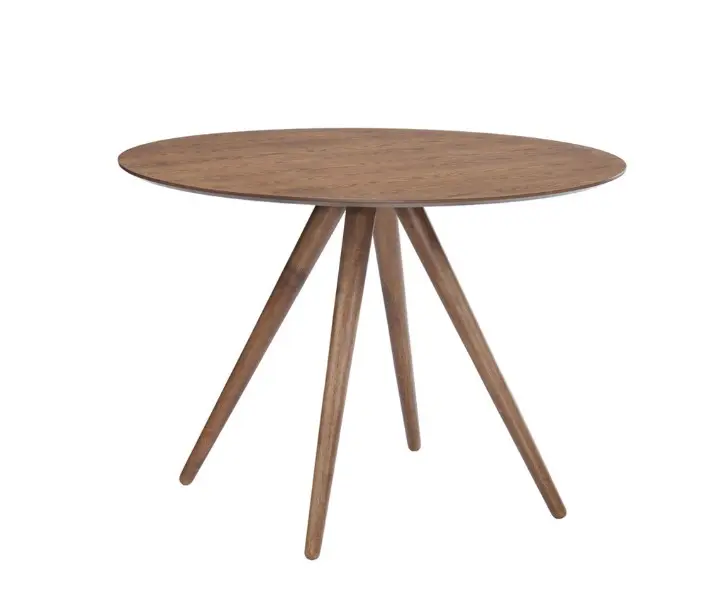 MESA JANTAR RIVATTI SUECIA NOGUEIRA 1.20MT(BL)