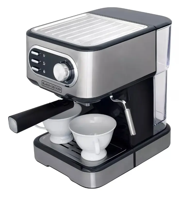 CAFETEIRA BLACK E DECKER EXPRESSO 20.BAR MULTIFUNCIONAL INOX CE1100G-B2 4