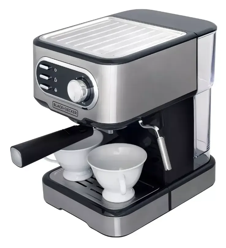 CAFETEIRA BLACK E DECKER EXPRESSO 20.BAR MULTIFUNCIONAL INOX CE1100G-B2 5