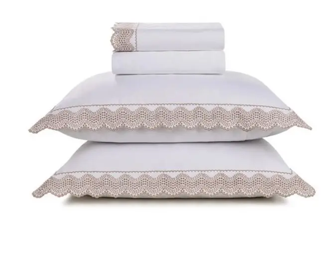 JOGO LENCOL RUSSARDI VERONE BRANCA CARVALHO KING(BL)