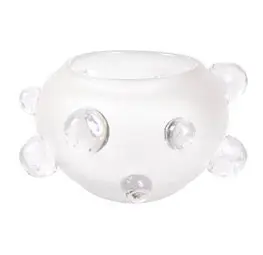 CENTRO DE MESA LUCATTI VIDRO INCOLOR 642297(BL)