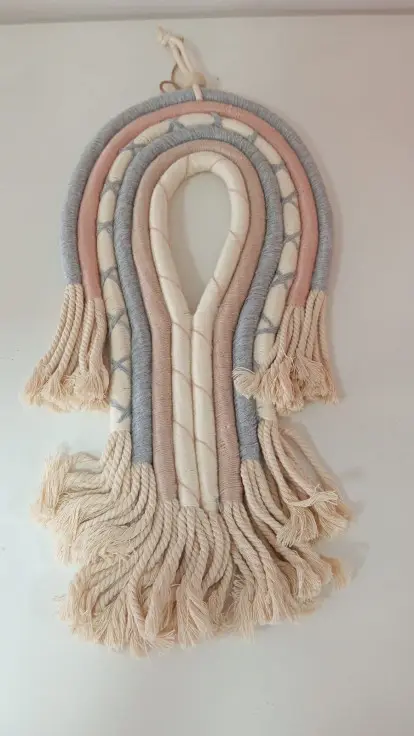 DECORACAO DE PAREDE LUCATTI MACRAME 642305(BL)