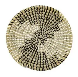 DECORACAO DE PAREDE LUCATTI FIBRA NATURAL 587124(BL)