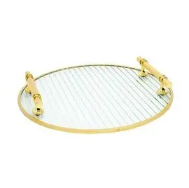 BANDEJA LUCATTIMETAL DOURADO 72916(BL)