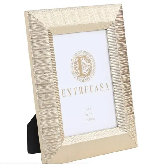 PORTA RETRATO ENTRECASA  ESCAMA MDF BEGE G 21805(BL)