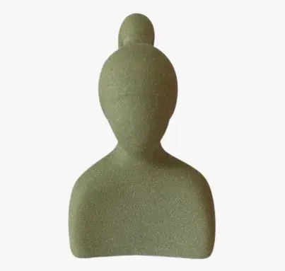 ESCULTURA ENTRECASA MENINA DOLAMITA VERDE 22164 (BL)