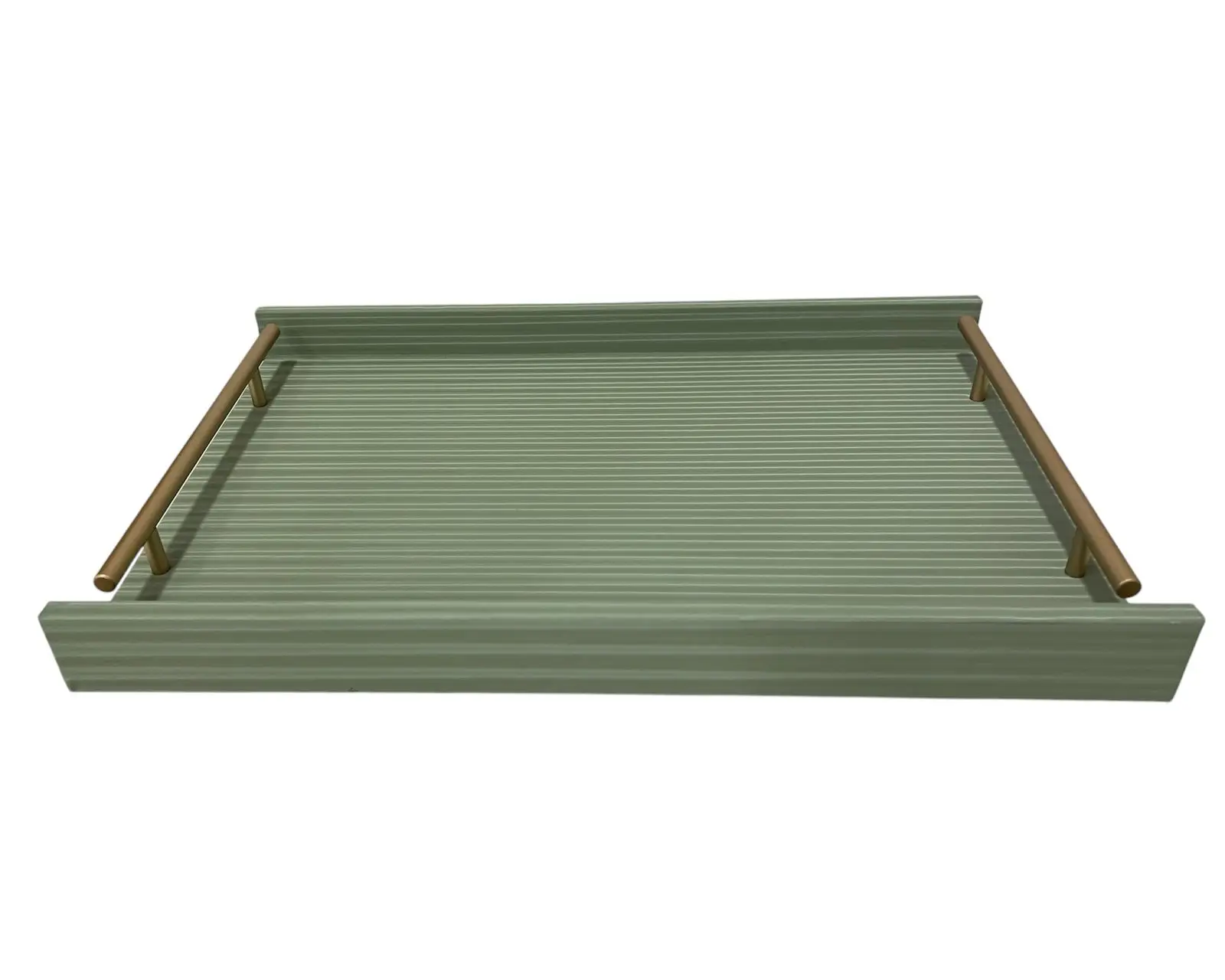 BANDEJA ENTRECASA RETANGULAR VERDE M 23210(BL)