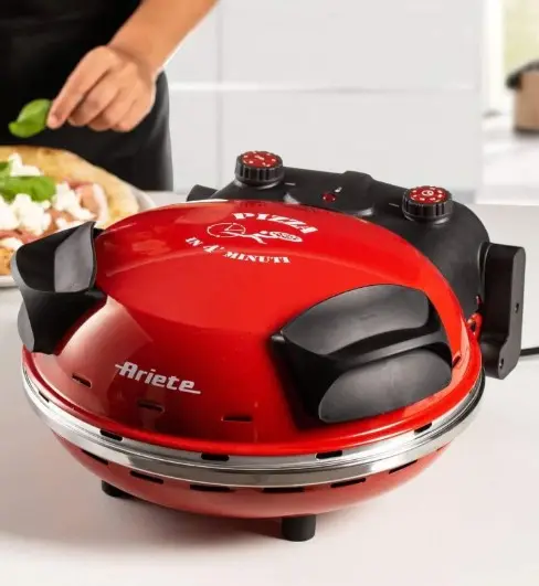 FORNO DE PIZZA ARIETE ELETRICO VERMELHO 220V(BL)