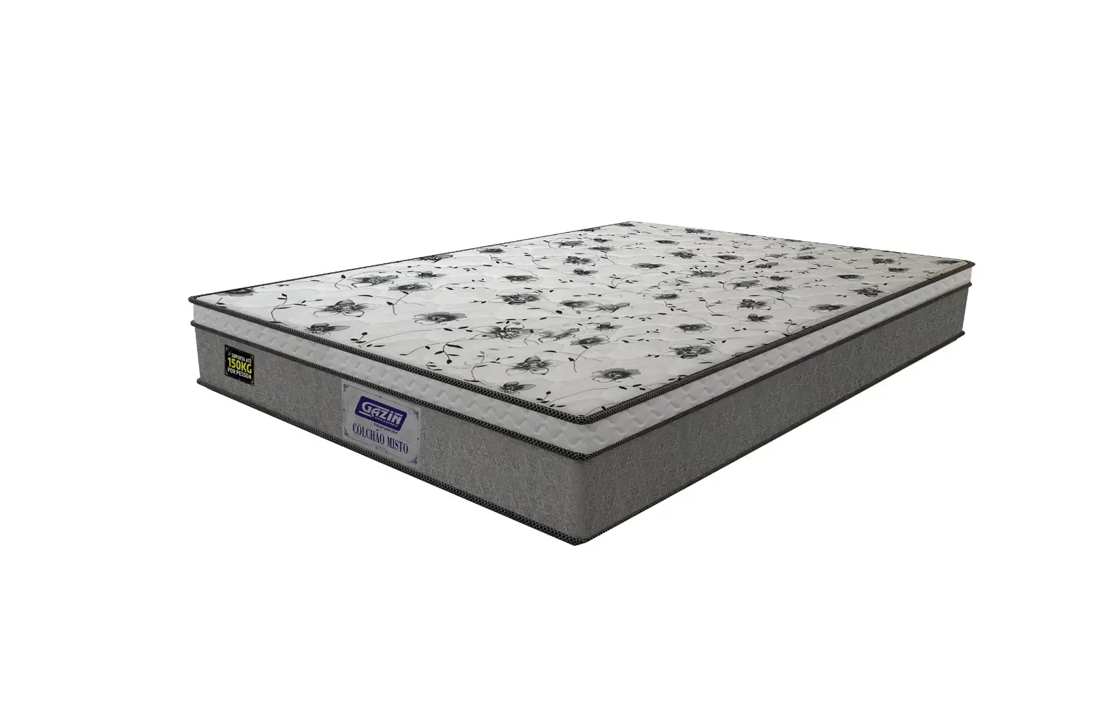 COLCHAO GAZIN EPS ORTOPEDIC STONE 138X188X021 CINZA 150KG