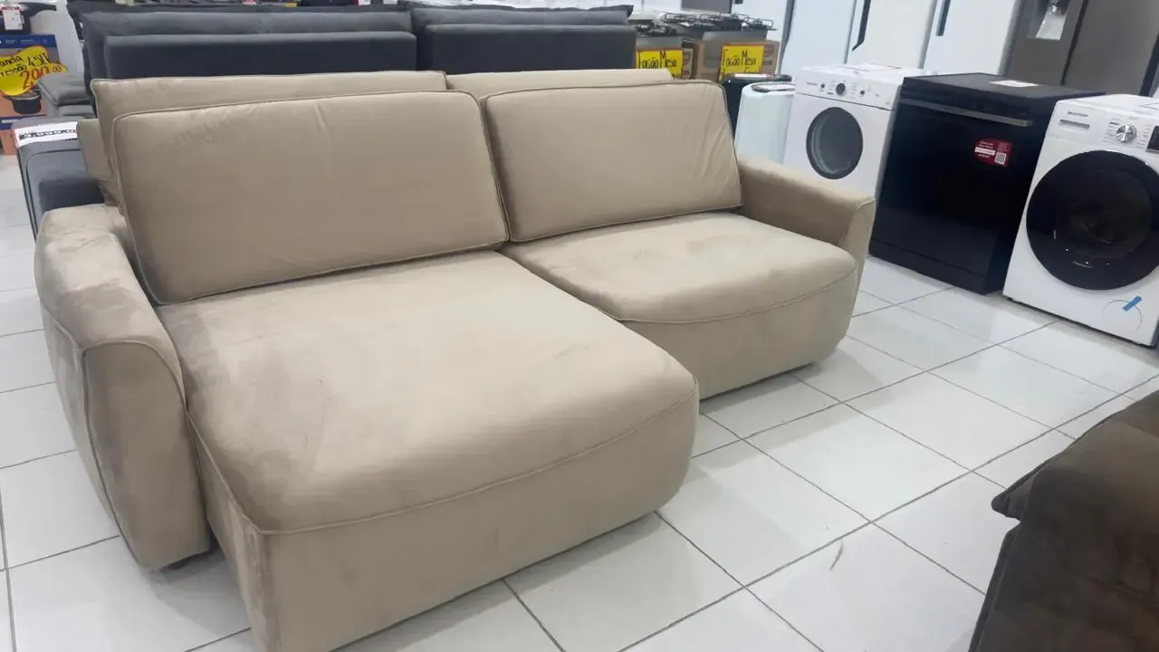 ESTOFADO GRALHA AZUL 4L SALES 3646 2.46MT BEGE ESCURO