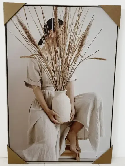 QUADRO LEART 0.85X1.25 LINHA PINTURA A MAO CANCAS ESQUERDO 052(BL)