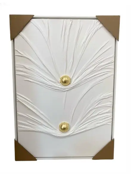 QUADRO LEART 0.50X0.70 LINHA PINTURA A MAO ELIANA DIREITO 536(BL)