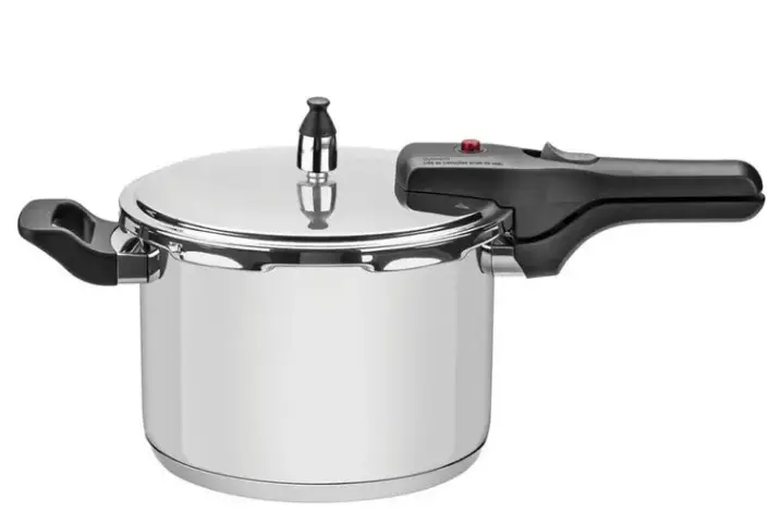 PANELA PRESSAO TRAMONTINA 6.0L BRAVA INOX FUNDO TRIPLO