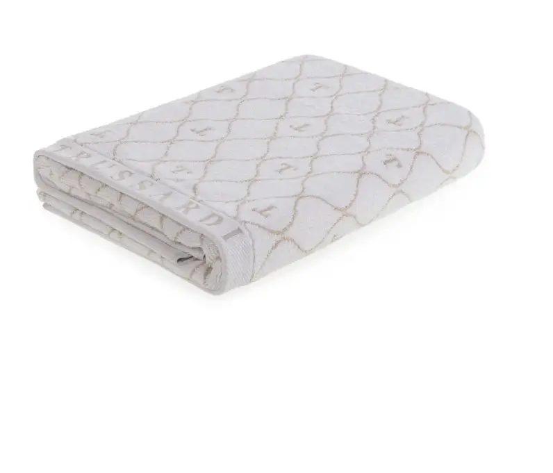 TOALHA BANHO TRUSSARDI SPECIALE BRANCO BEGE(BL)