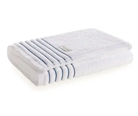 TOALHA BANHO TRUSSARDI PALLADIO BRANCO ADRIATICO(BL)