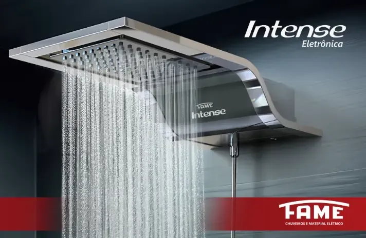 CHUVEIRO/DUCHA FAME INTENSE PRETO 7.800W