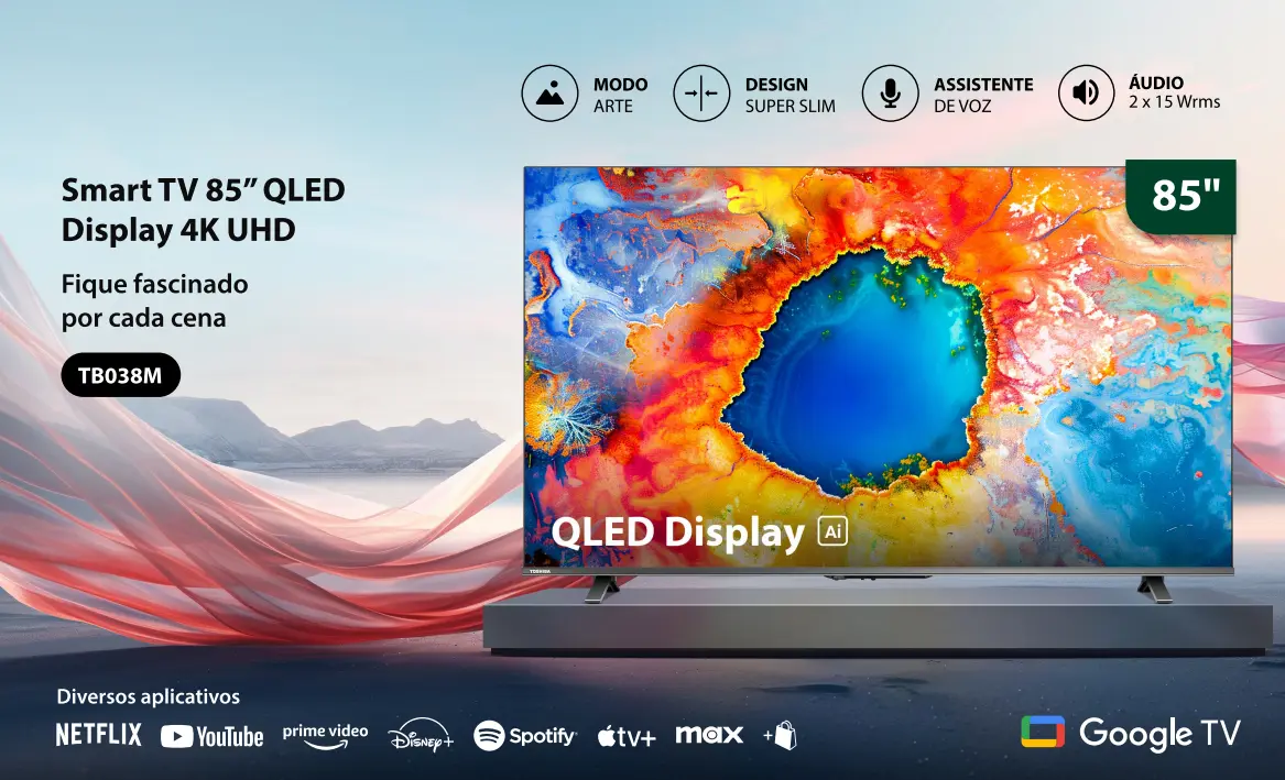 TV TOSHIBA 85" 85C450NS GOOGLE 2