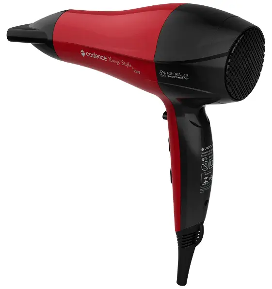 SECADOR CABELO CADENCE SEC560 ROUGE STYLE II 220V 2